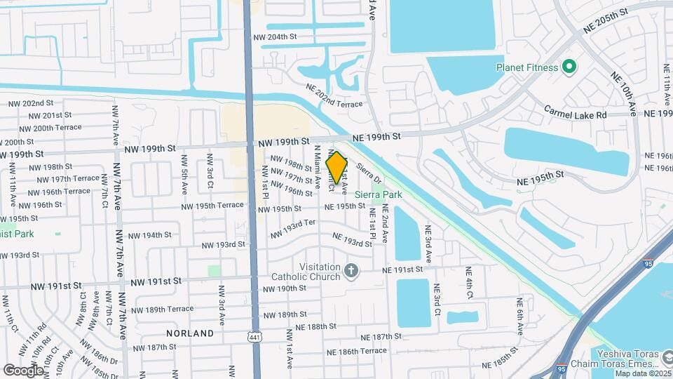 19601 NE Miami Ct Map and Location Details