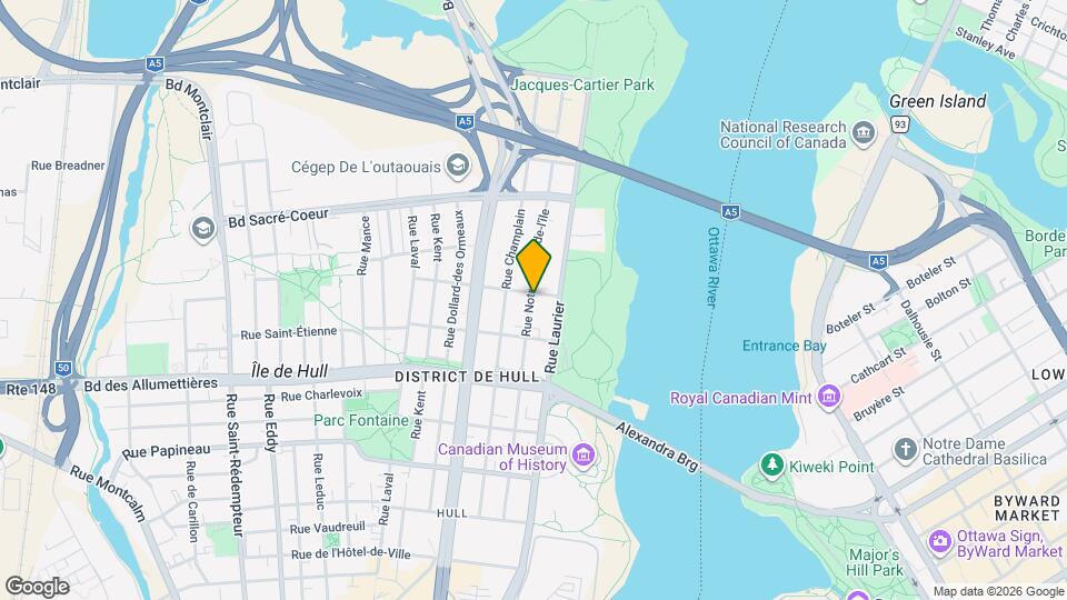 244 Rue Notre-Dame-de-l'île Map and Location Details