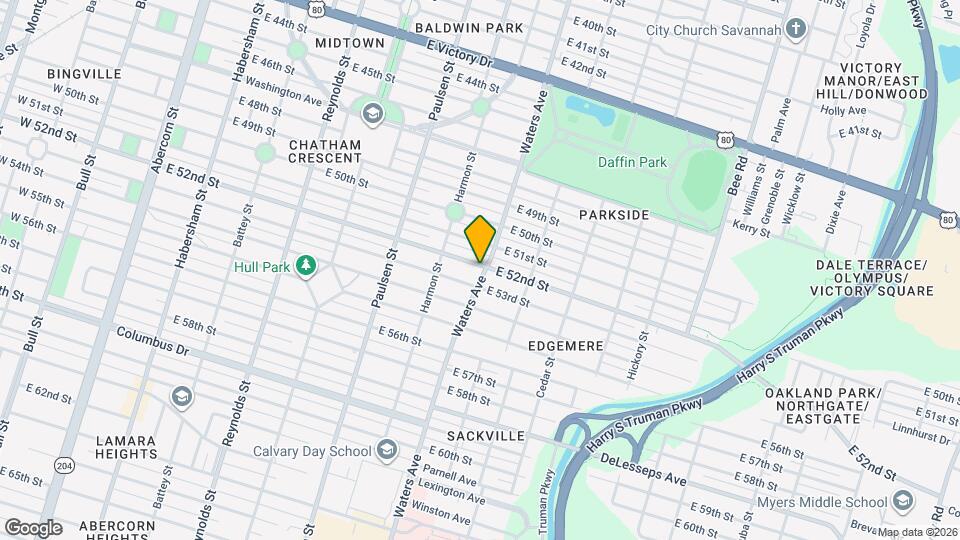 735 E 52nd St Map and Location Details