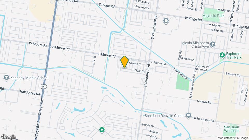 1304 E Quail St Map and Location Details