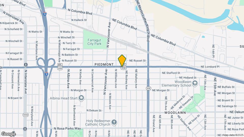 44 NE Lombard St Mapa y Detalles de la Ubicación