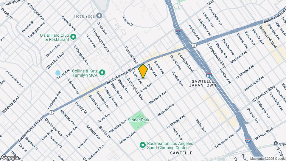 1616 Barry Avenue, Map and Location Details