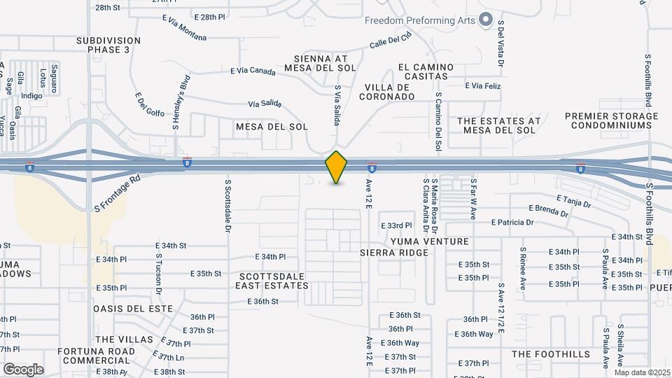 11805 S Frontage Rd Map and Location Details