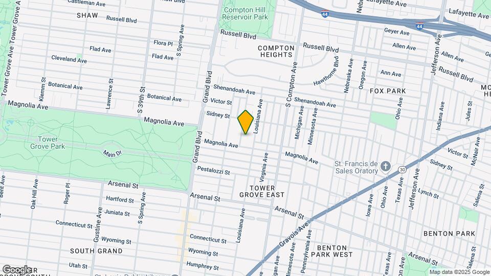 2642 Tennessee Ave, Unit 1st floor Map and Location Details