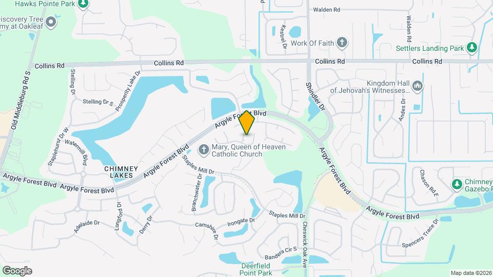 8147 Pine Springs Ln Map and Location Details