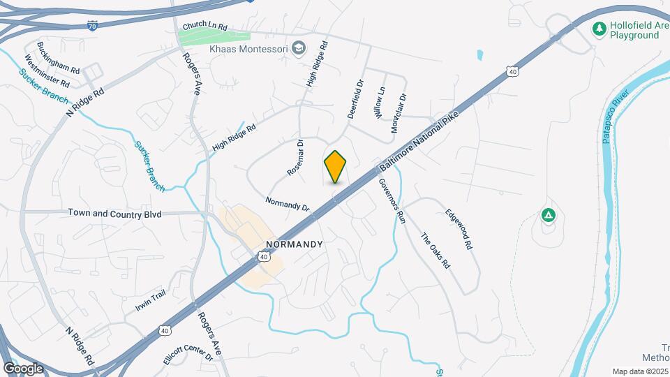 8356 Baltimore National Pike Map and Location Details