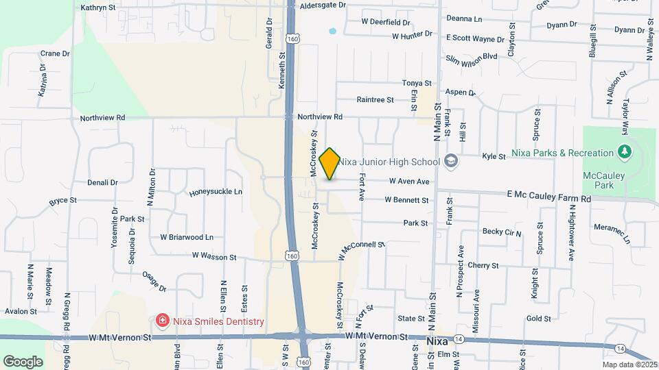 314 W Aven Ave Map and Location Details