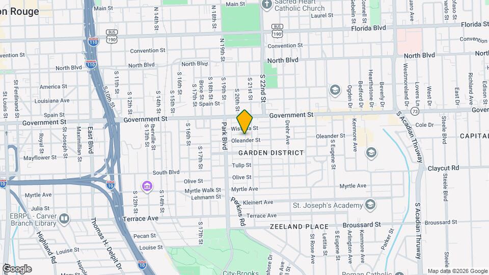 2019 Oleander St, Unit 1 Mapa y Detalles de la Ubicación