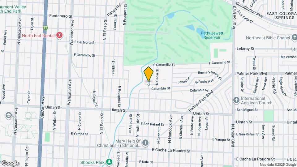 1411 Custer Ave Map and Location Details