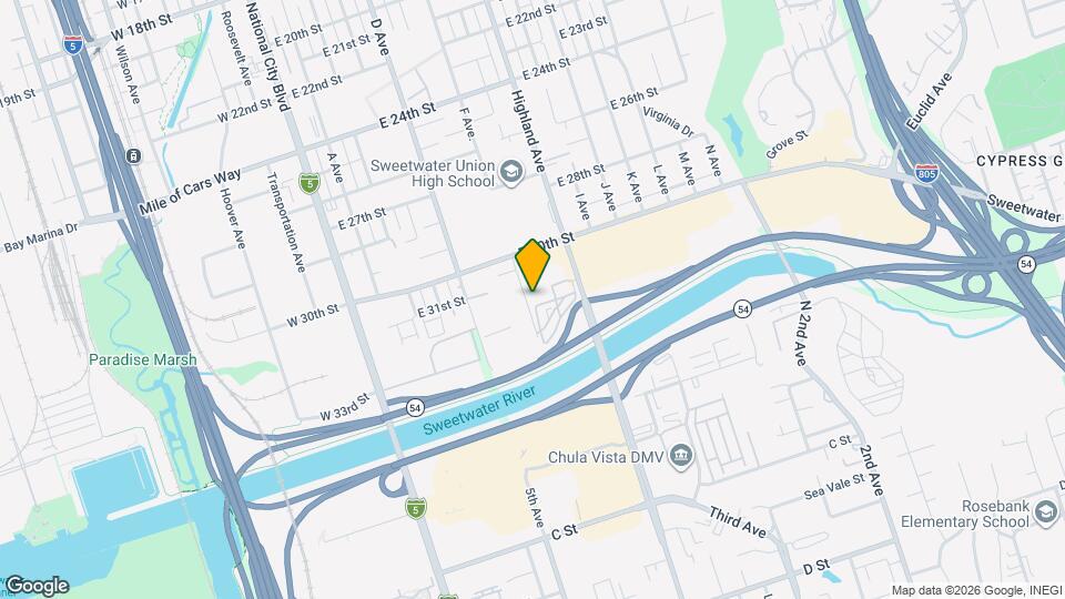 3143 F Ave. Map and Location Details