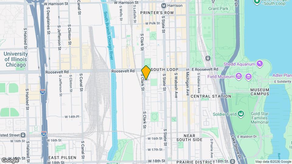 1246 S Federal St Map and Location Details