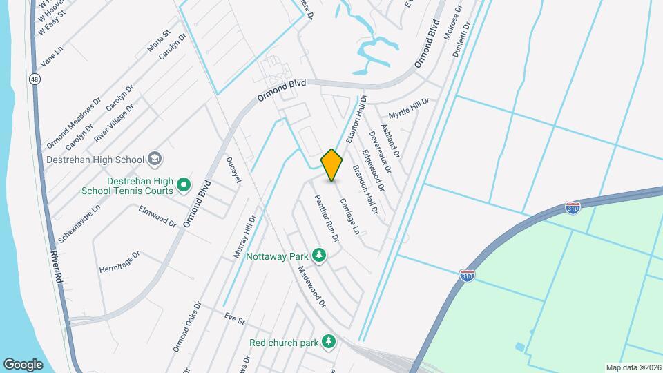 44 Carriage Ln Mapa y Detalles de la Ubicación