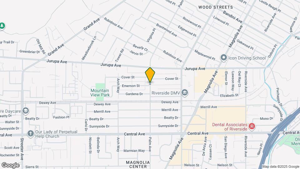 6147 Palm Ave Map and Location Details