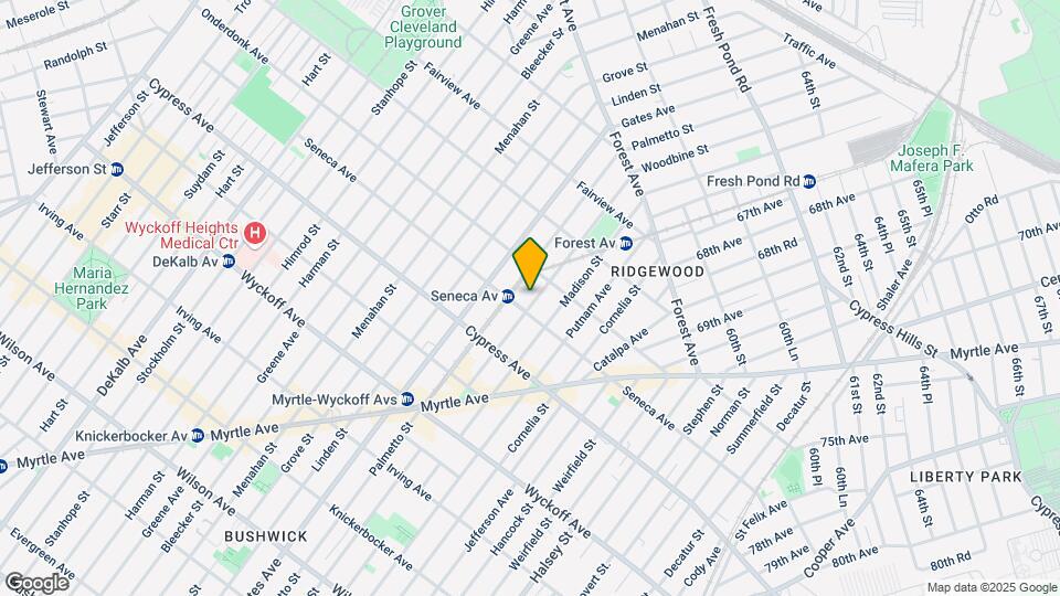 1815 Woodbine St Map and Location Details