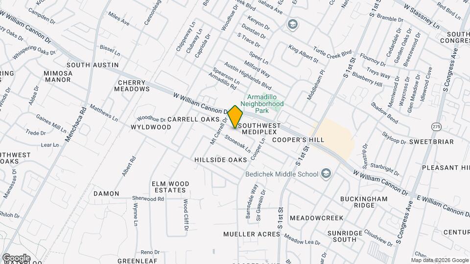 1007 Echo Ln Map and Location Details