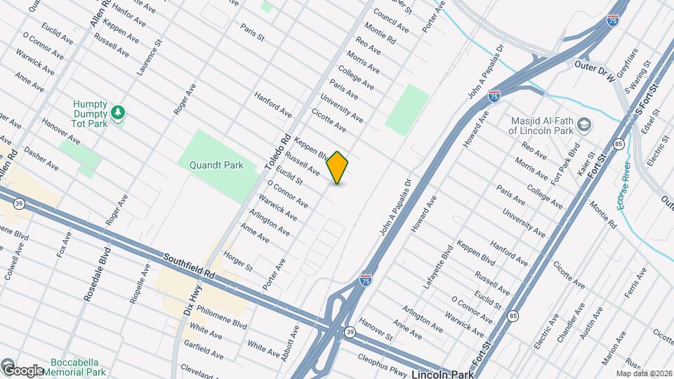 1773 Russell Ave Mapa y Detalles de la Ubicación