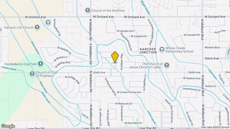 129 N Summer Breeze St Map and Location Details