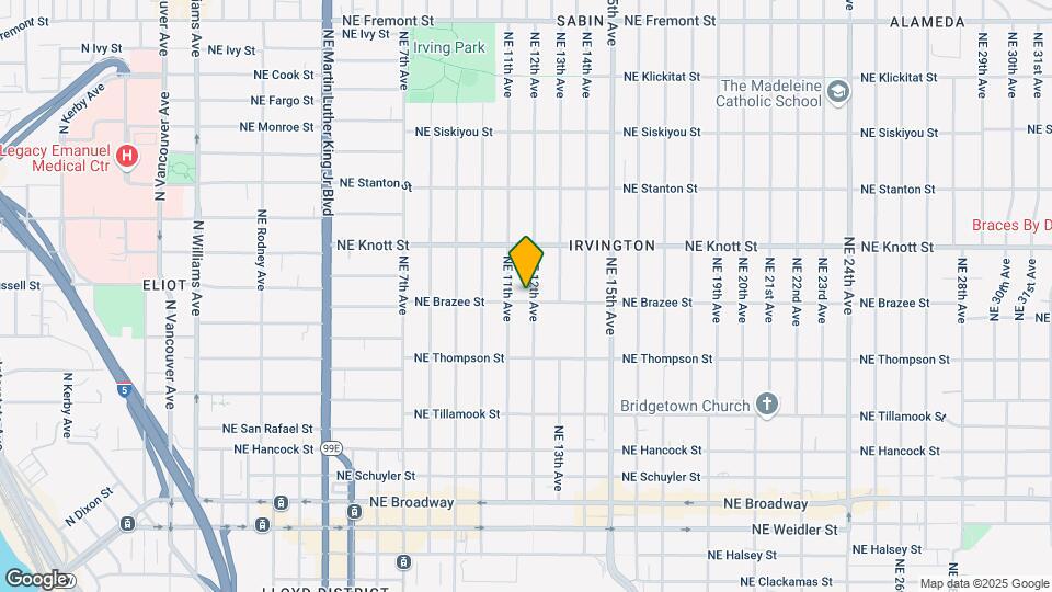 2502 NE 12th Ave Map and Location Details