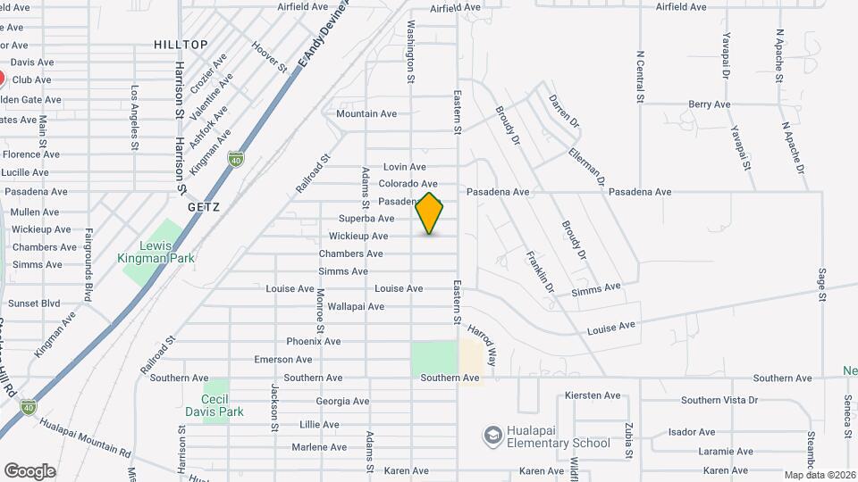 2820 Wickieup Ave Map and Location Details