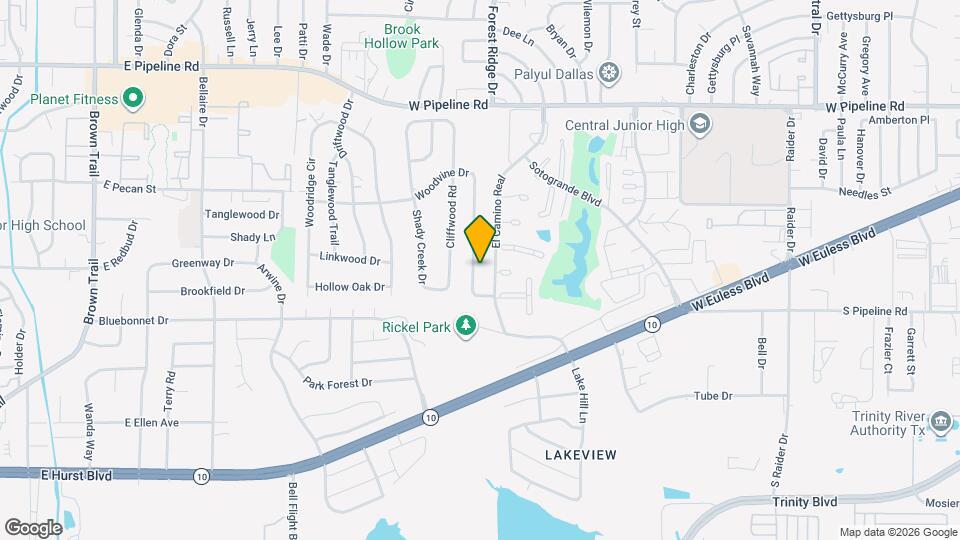 1503 Woodvine Dr Map and Location Details