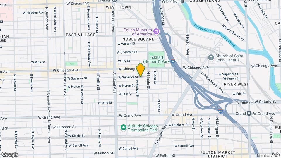 1429 W Superior St, Unit 1 Mapa y Detalles de la Ubicación