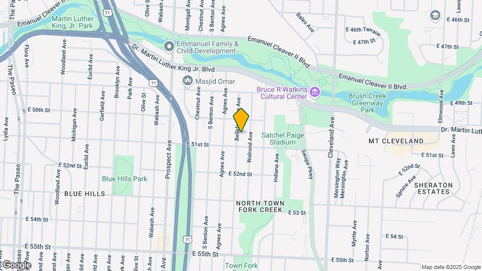 5031 Bellefontaine Ave Map and Location Details