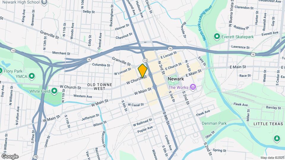 75 W Church St Map and Location Details