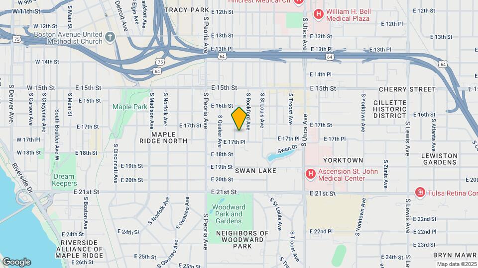 1717 S Quincy Ave, Unit #4 Mapa y Detalles de la Ubicación