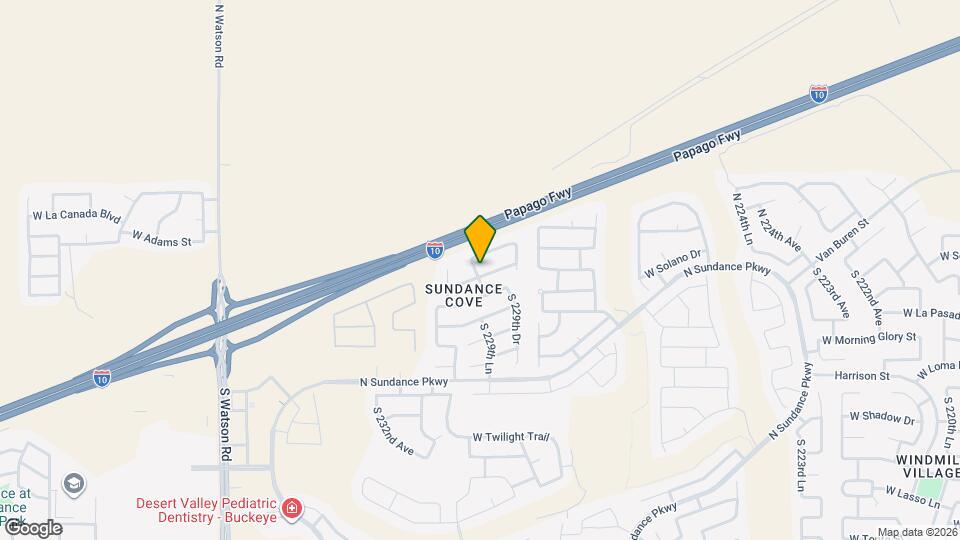 22994 W Solano Dr Map and Location Details