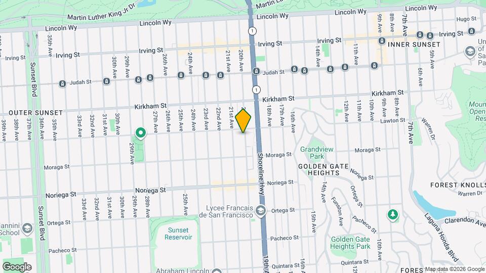 1629 20th Ave, Unit 1629 Mapa y Detalles de la Ubicación