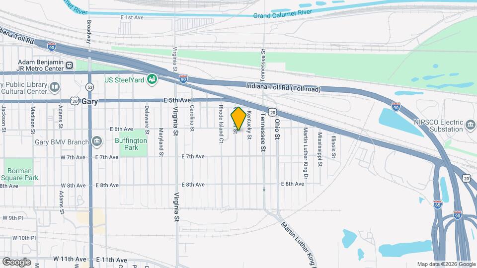 615 Vermont St Map and Location Details
