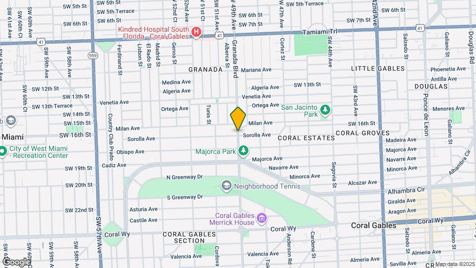 1694 Granada Blvd Mapa y Detalles de la Ubicación