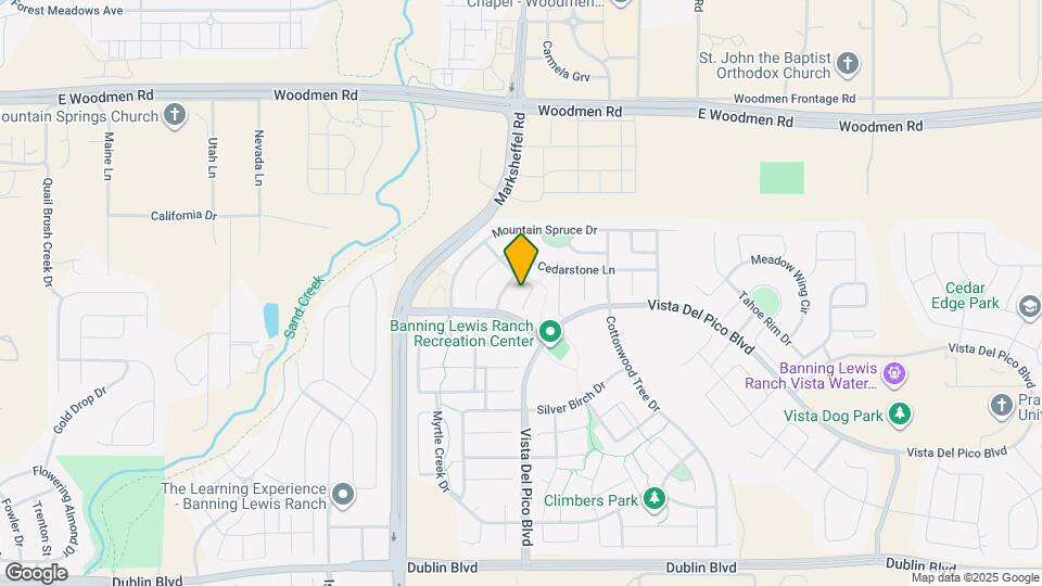 7122 Golden Acacia Ln Map and Location Details