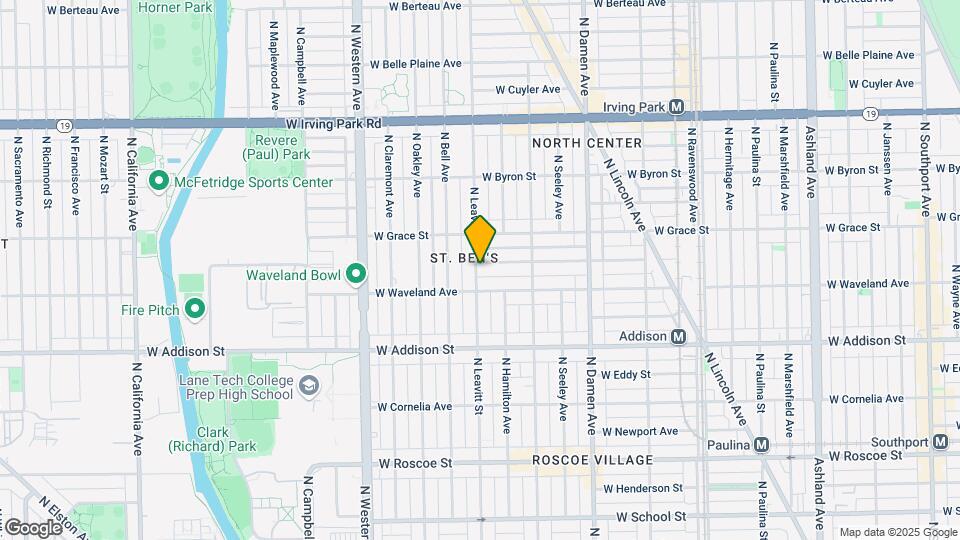 3715-3721 N Leavitt St Map and Location Details