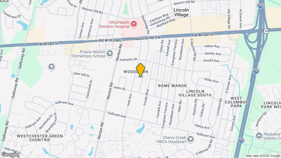 225 Gladys Rd Map and Location Details