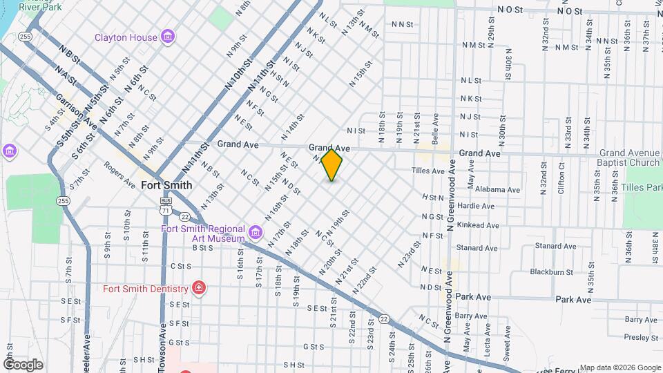 503 N 18th St, Unit Templeton Manor Carriage Map and Location Details
