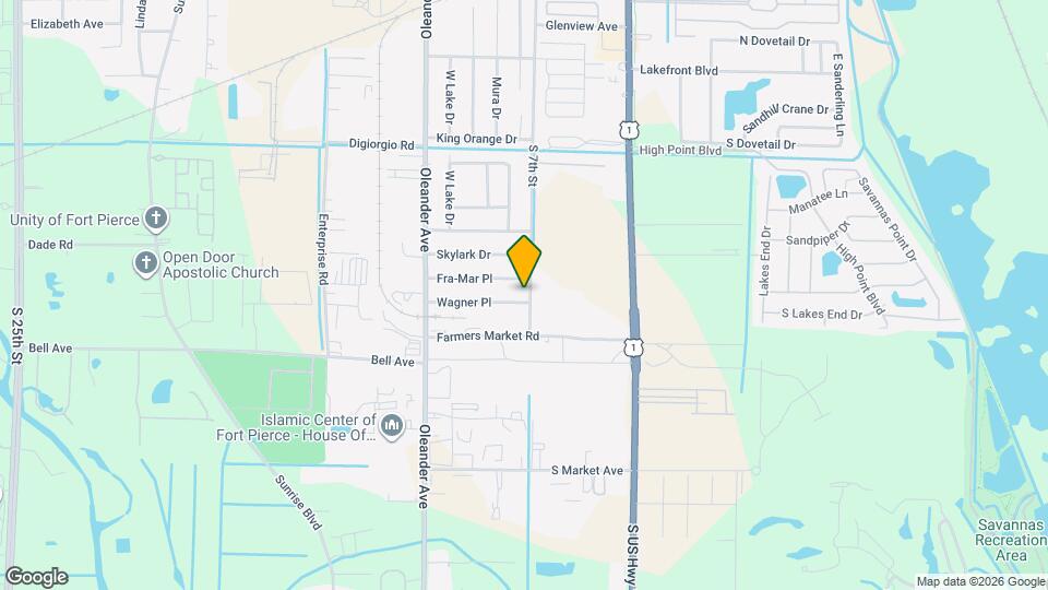 910 Wagner Pl Map and Location Details