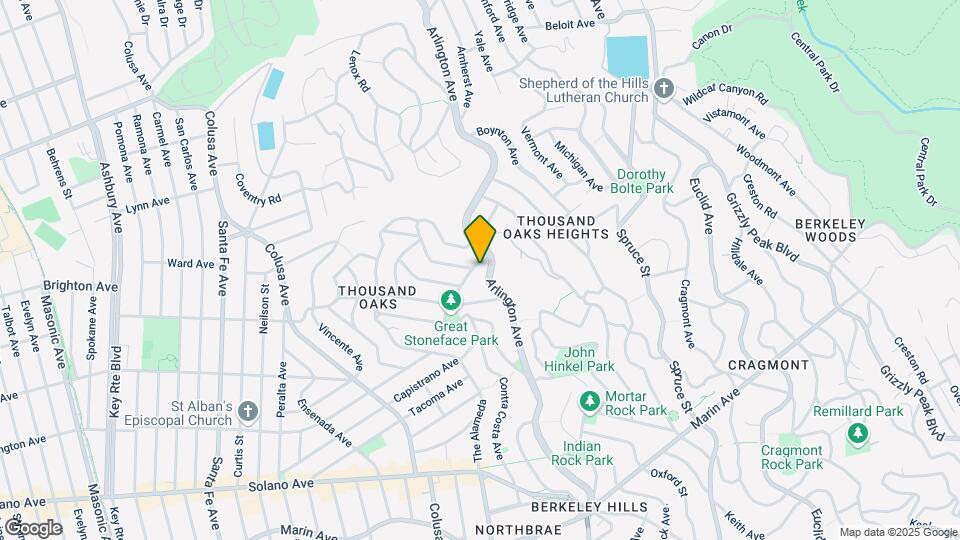 623 San Fernando Ave Map and Location Details