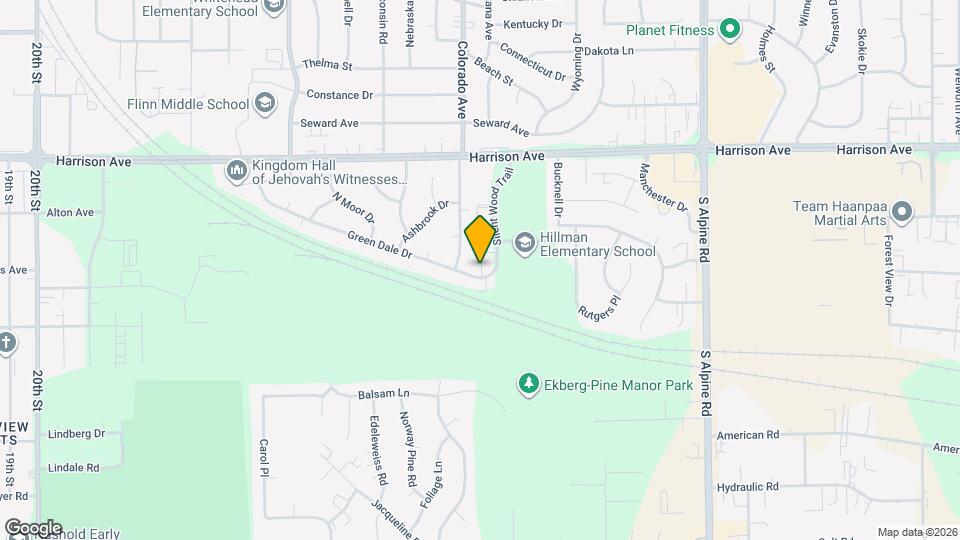 3518 Green Dale Dr, Unit #1 Map and Location Details