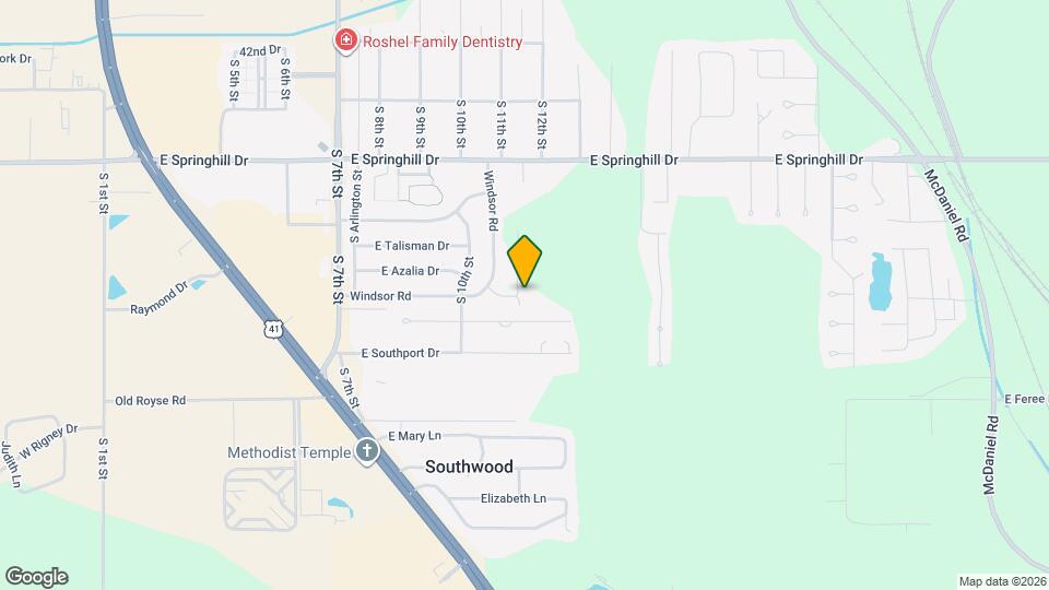 4832 Pine Ridge Ct Map and Location Details