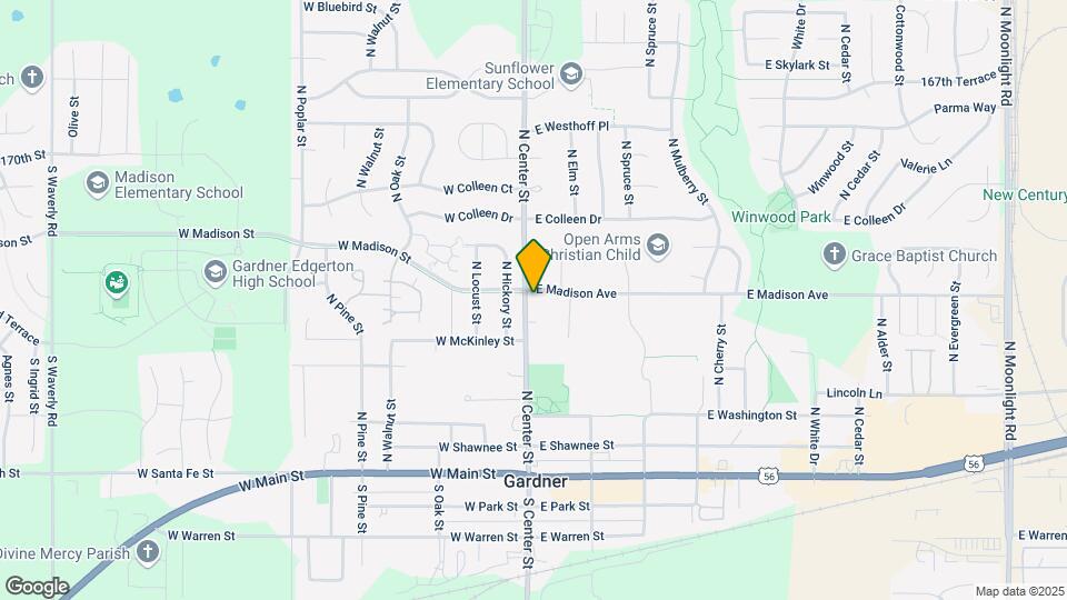 Oakwood Townhomes Map and Location Details