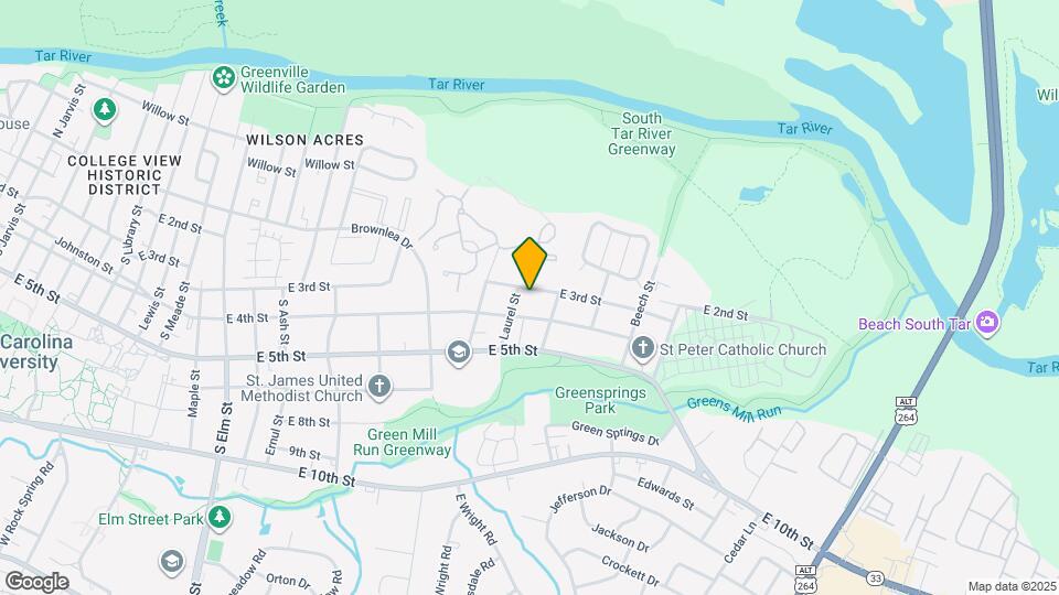 2402 E 3rd St Map and Location Details