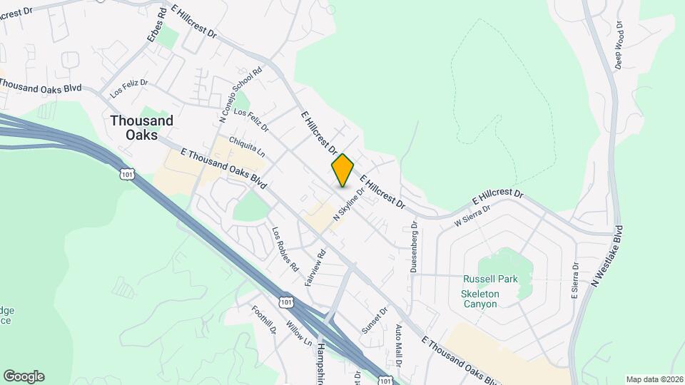 2841 Los Feliz Dr Mapa y Detalles de la Ubicación