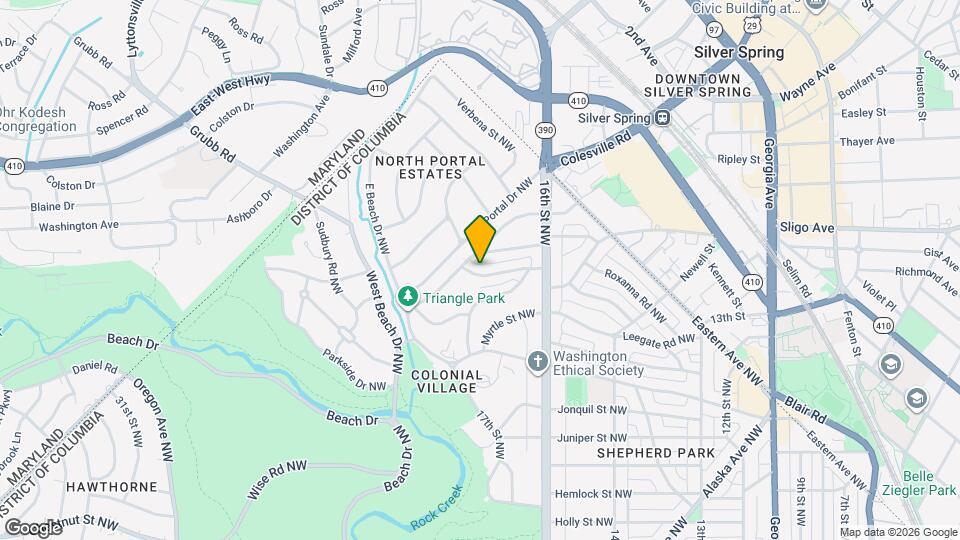 1667 Primrose Rd NW Map and Location Details