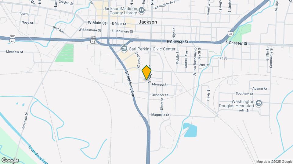 541 S Royal St Map and Location Details