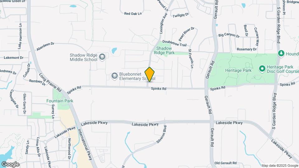 1717 Flatwood Dr Map and Location Details