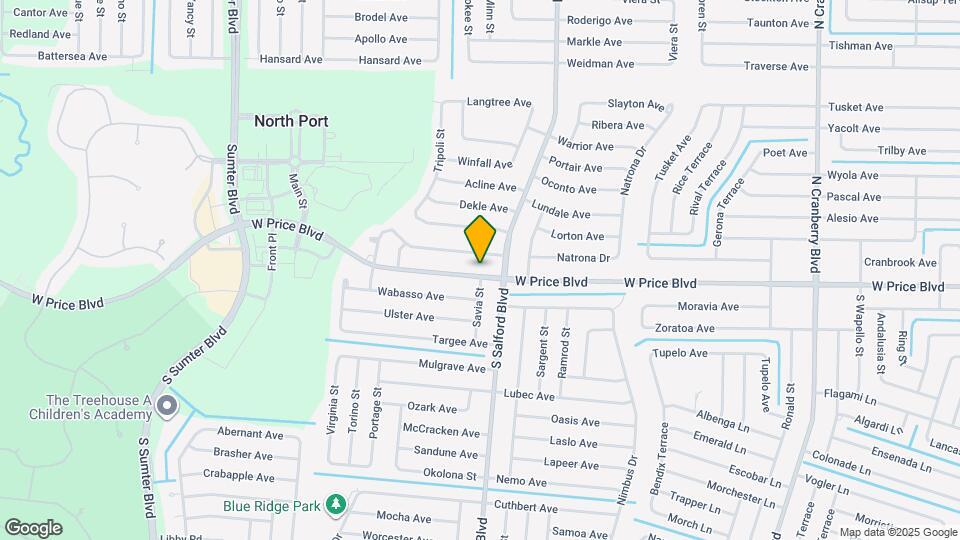 4090 W Price Blvd Mapa y Detalles de la Ubicación