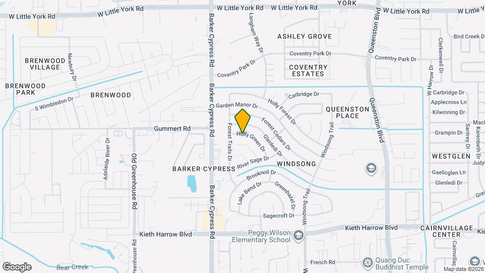 18163 Holly Green Dr Map and Location Details