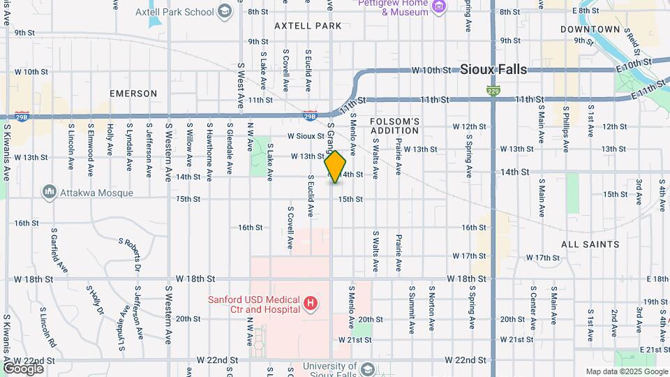 610 S Grange Ave Map and Location Details