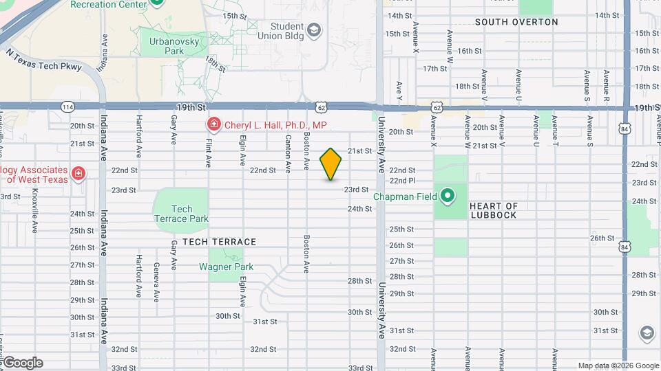 2614 23rd St Map and Location Details